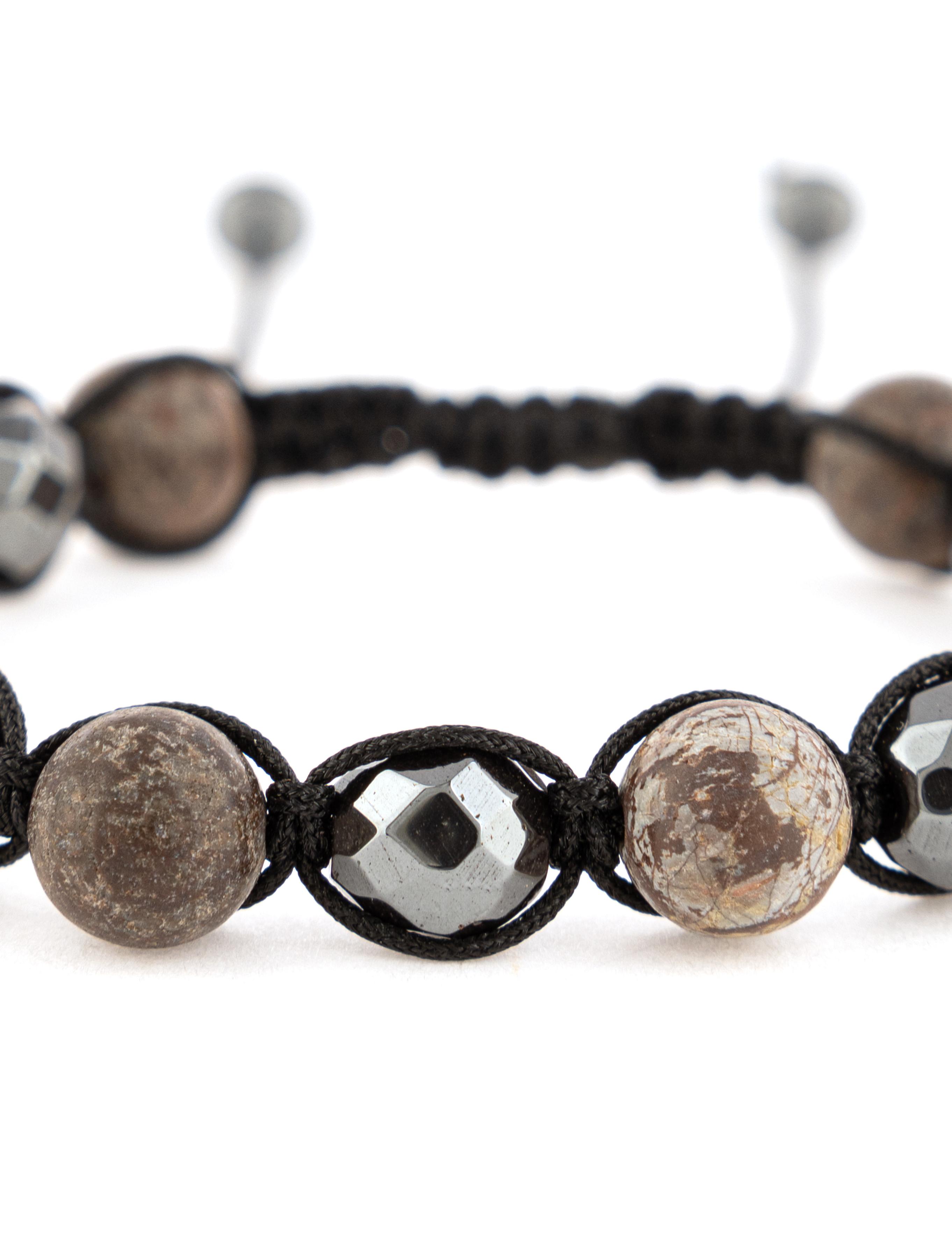 Kahverengi Taş Bileklik