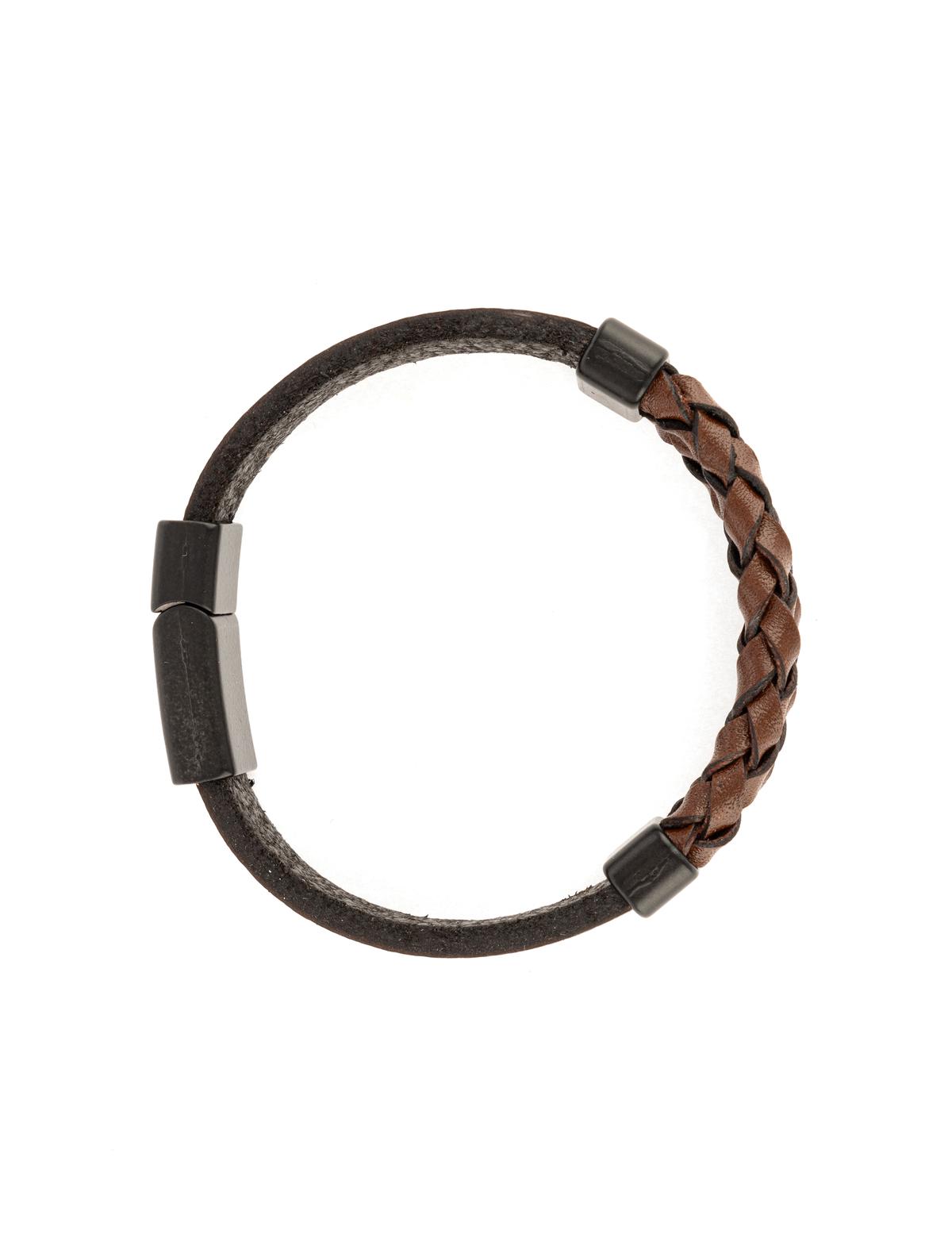 Kahverengi Deri Bileklik - 50306589001