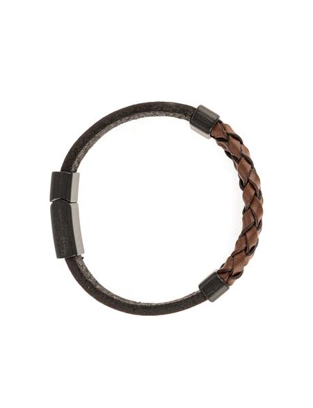 Kahverengi Deri Bileklik - 50306589001