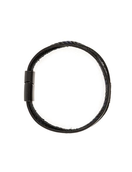 Lacivert Deri Bileklik - 50306504001