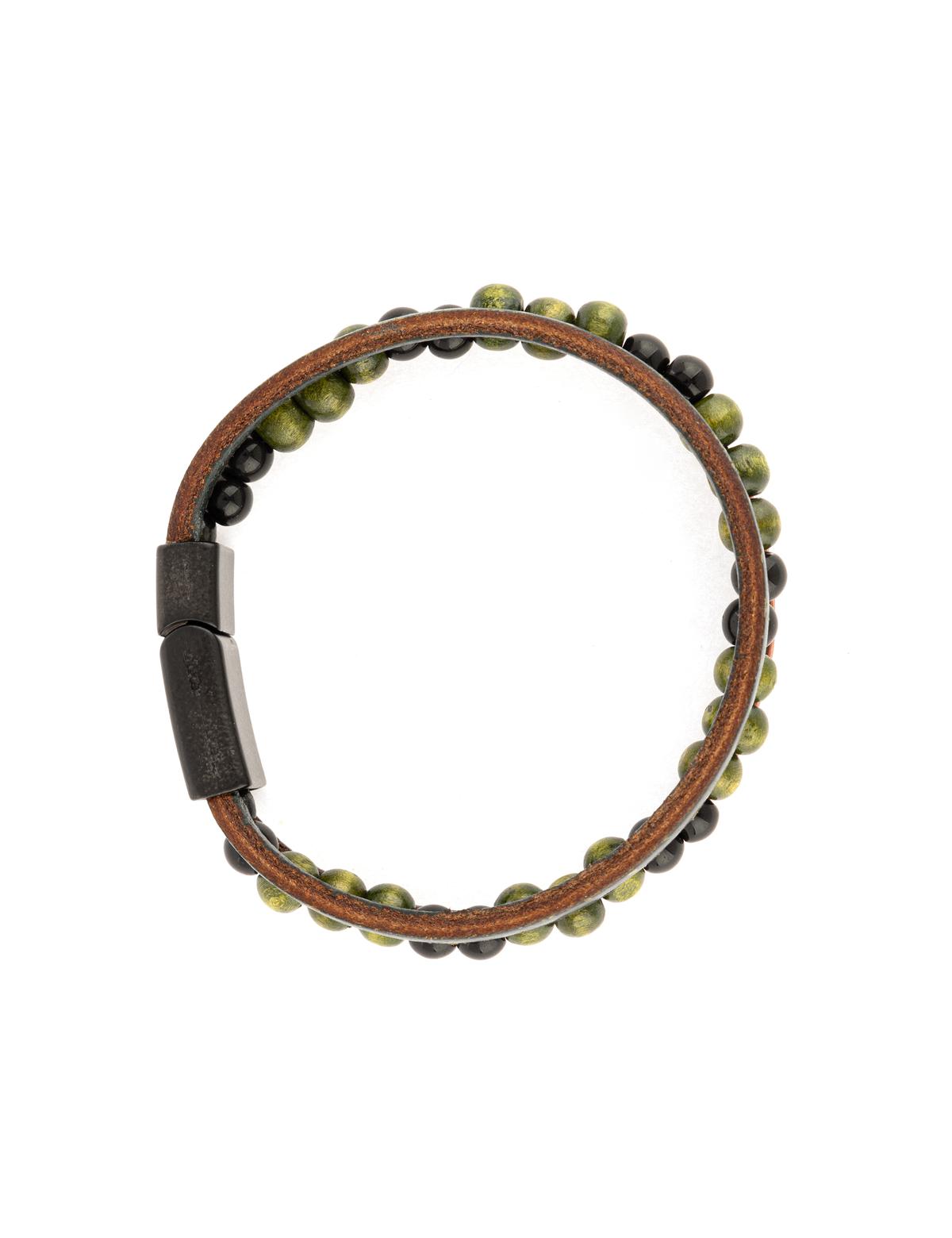 Haki Deri Bileklik - 50306523001