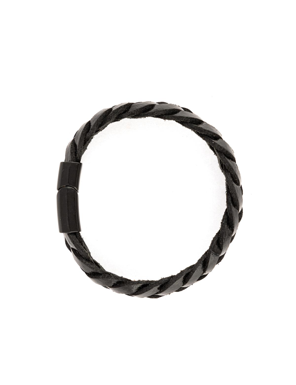 Siyah Deri Bileklik - 50306613001