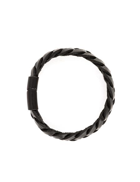 Siyah Deri Bileklik - 50306613001