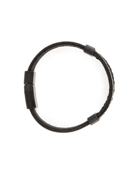 Siyah Deri Bileklik - 50306586001