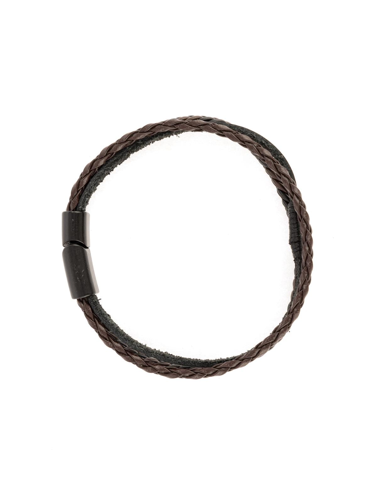 Kahverengi Deri Bileklik - 50306506001