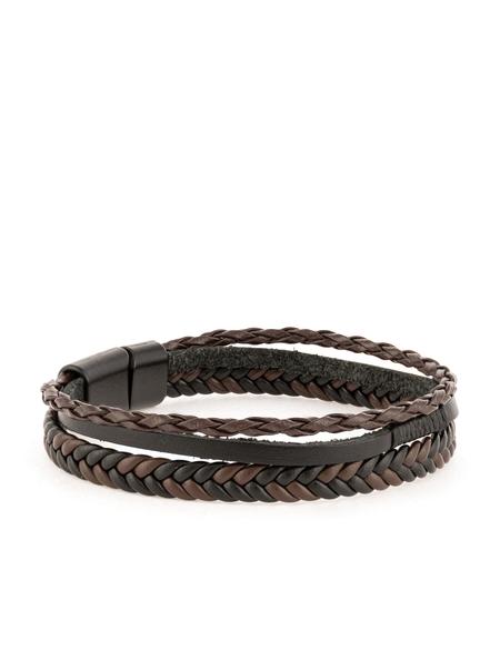 Kahverengi Deri Bileklik - 50306506001