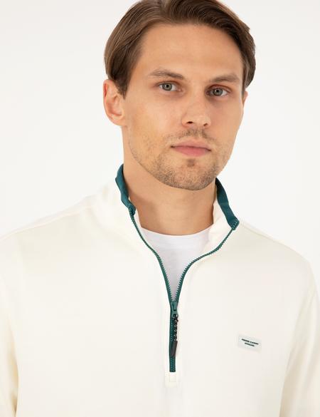 Ekru Regular Fit Sweatshirt - 50290662036