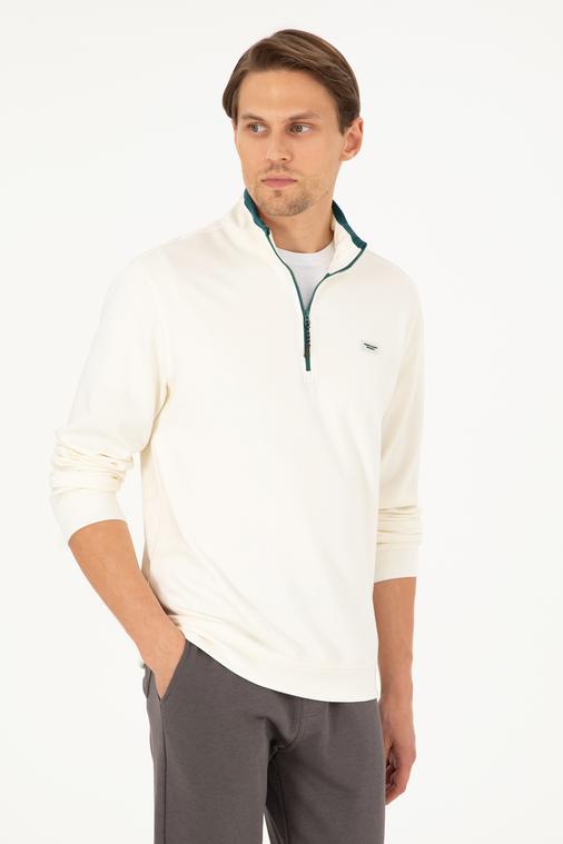 Ekru Regular Fit Sweatshirt