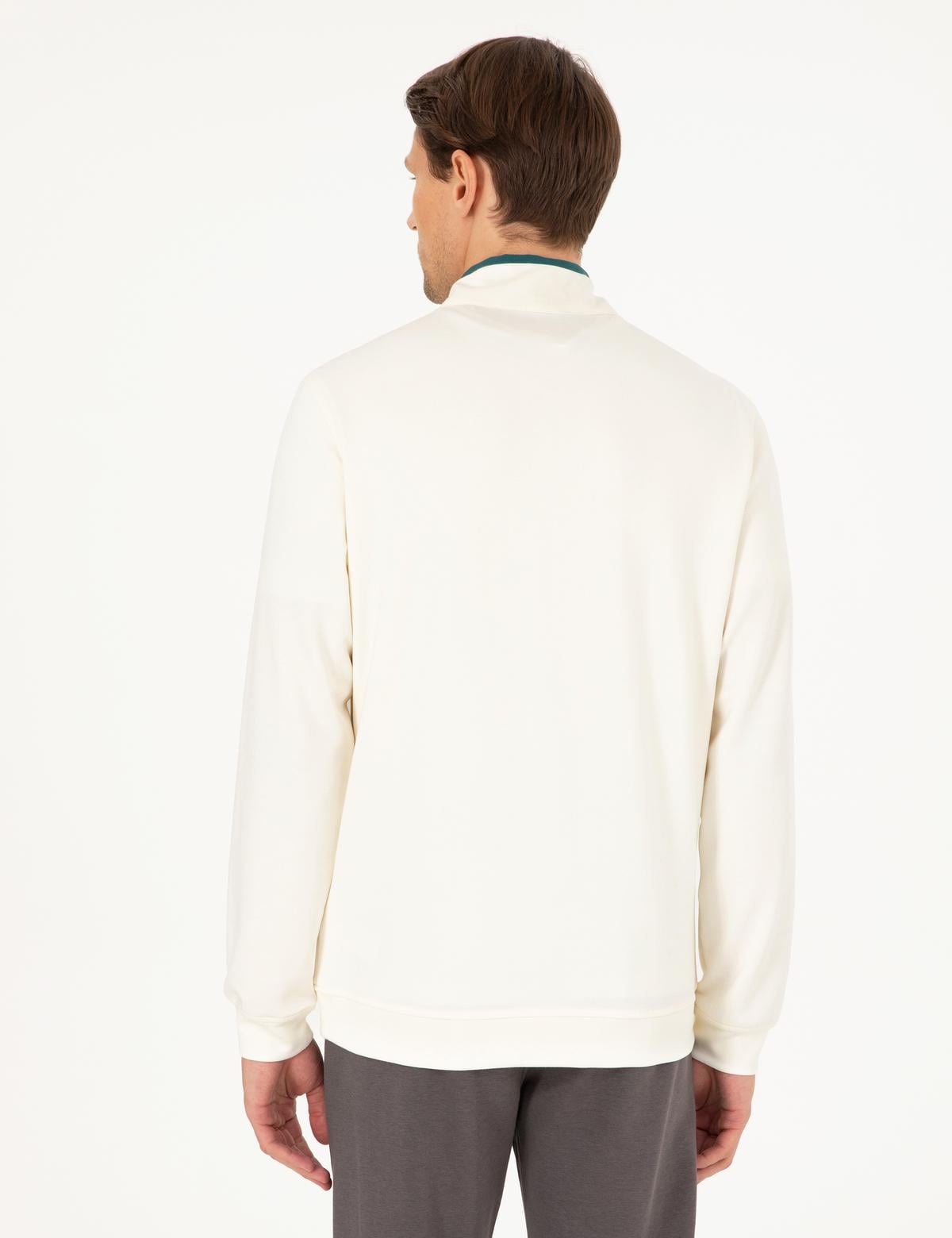 Ekru Regular Fit Sweatshirt - 50290662036