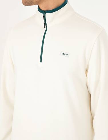 Ekru Regular Fit Sweatshirt