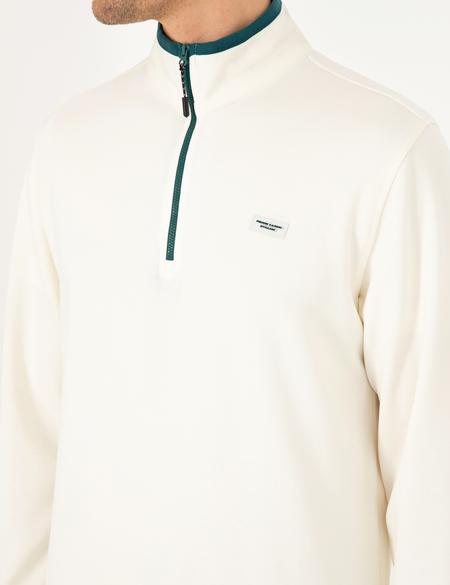 Ekru Regular Fit Sweatshirt - 50290662036