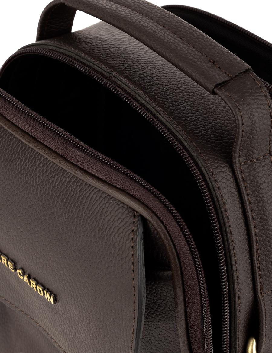 Erkek Kahverengi Askılı El Çantası