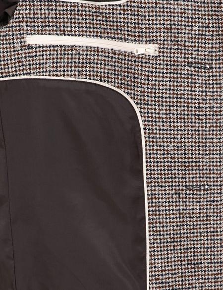 Kahverengi Slim Fit Kaşe Kaban - 50293182054