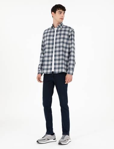 Lacivert Slim Fit Jean Pantolon
