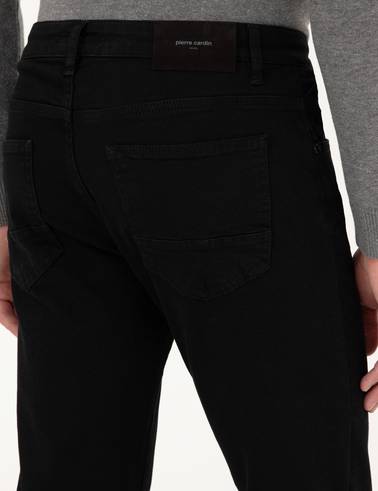 Siyah Slim Fit Jean Pantolon
