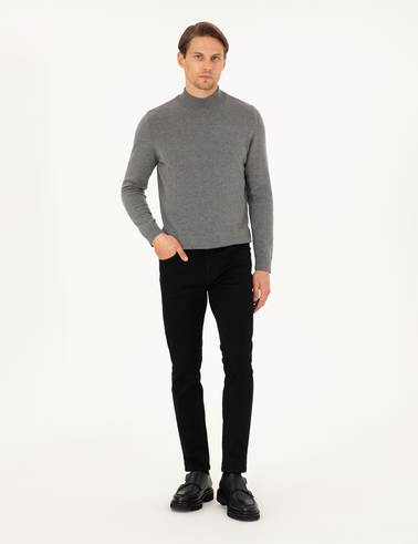 Siyah Slim Fit Jean Pantolon