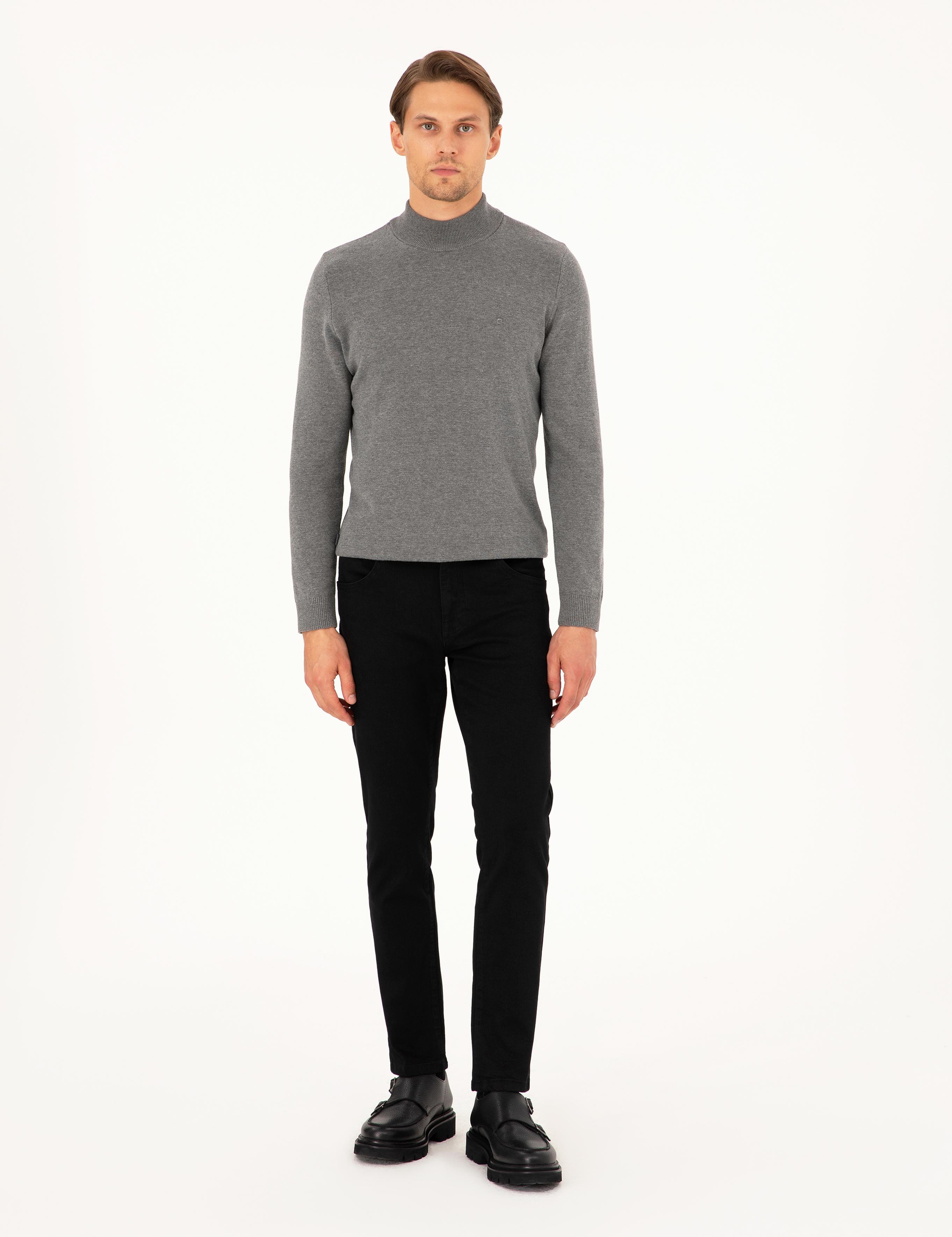 Siyah Slim Fit Jean Pantolon