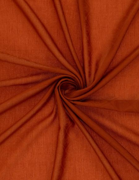 Turuncu Pamuk Karışımlı Eşarp - 50303642012