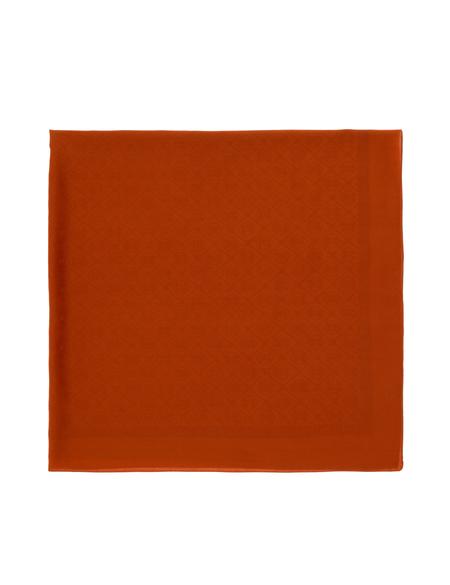 Turuncu Pamuk Karışımlı Eşarp - 50303642012