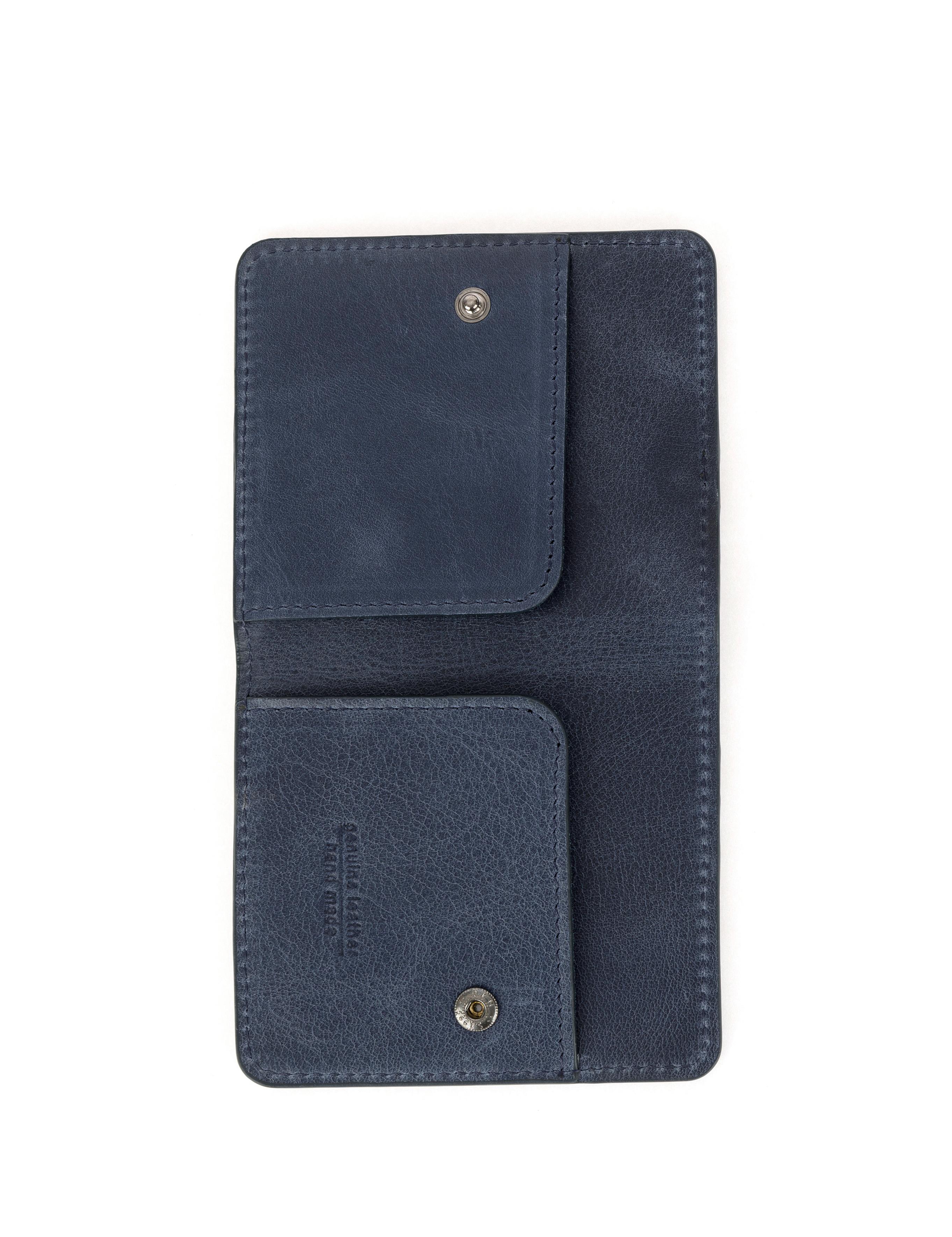 Erkek Lacivert Deri Cüzdan