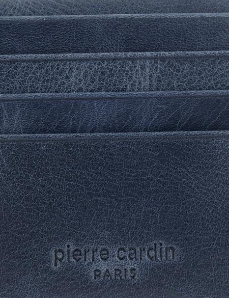 Erkek Lacivert Deri Cüzdan - 50305187004