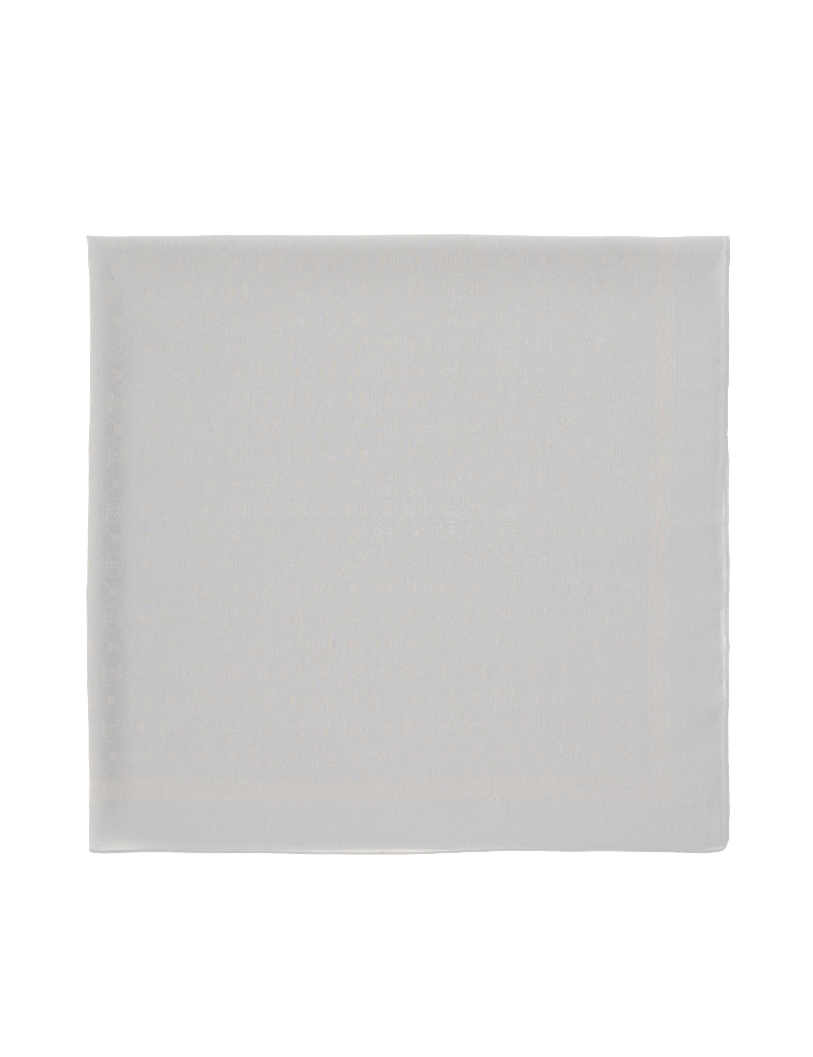 Açık Gri Pamuk Karışımlı Eşarp