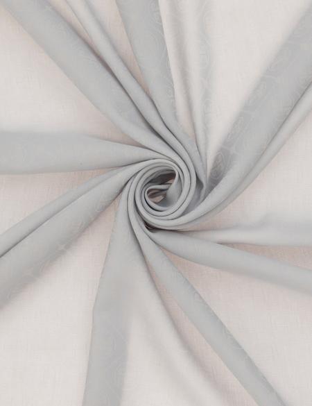 Açık Gri Pamuk Karışımlı Eşarp - 50303642001