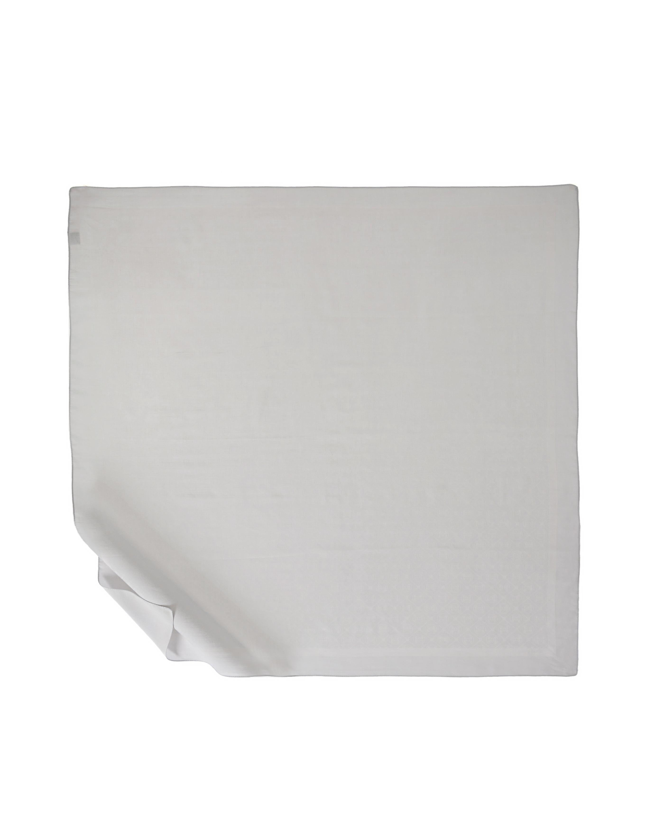 Açık Gri Pamuk Karışımlı Eşarp