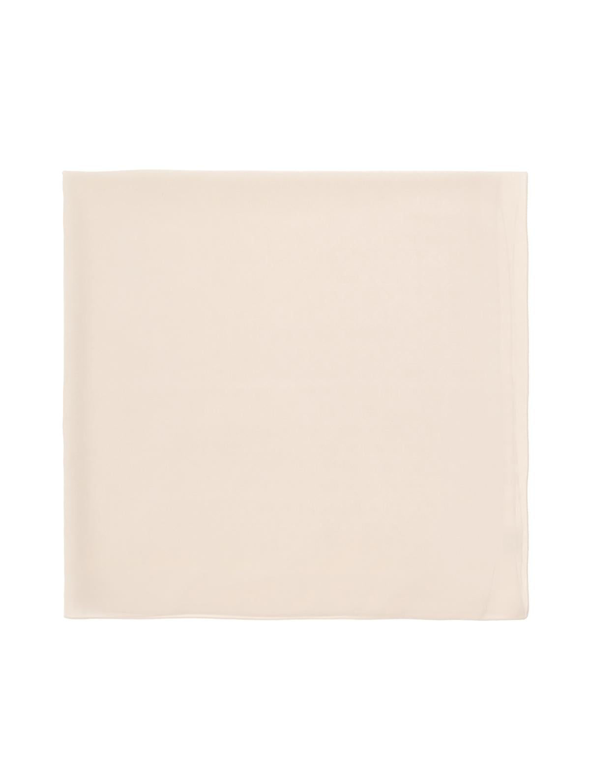 Bej Pamuk Karışımlı Eşarp - 50303642004