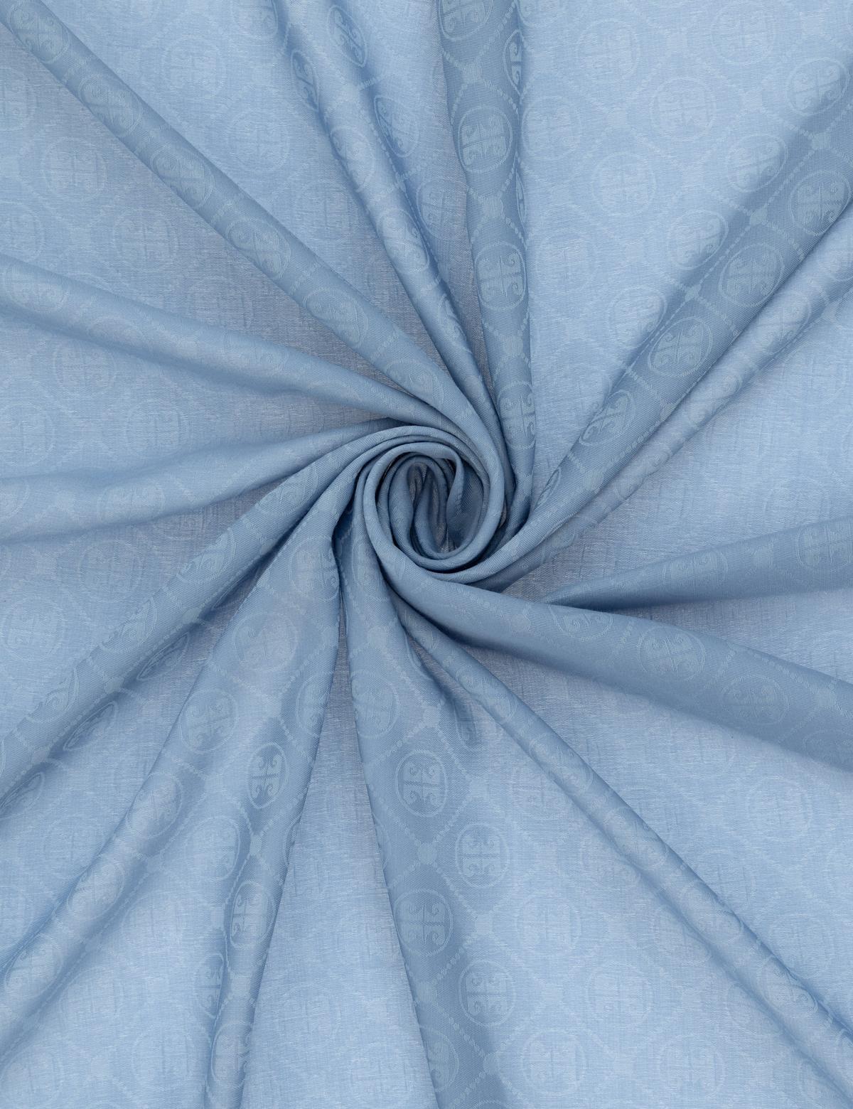 Mavi Pamuk Karışımlı Eşarp - 50303642009