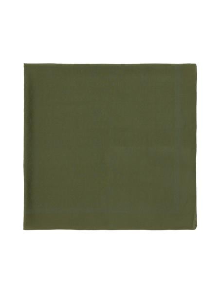 Yeşil Pamuk Karışımlı Eşarp - 50303642016