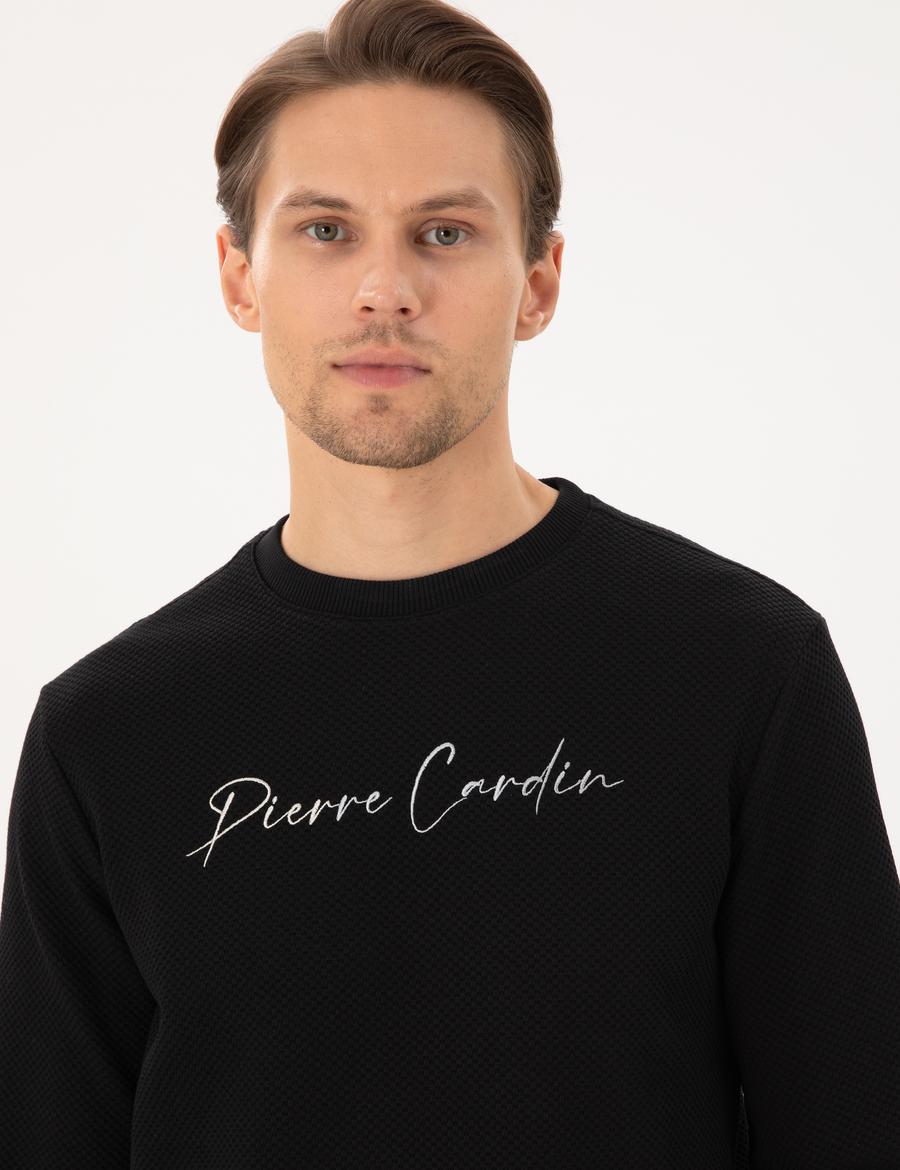 Siyah Regular Fit Sweatshirt
