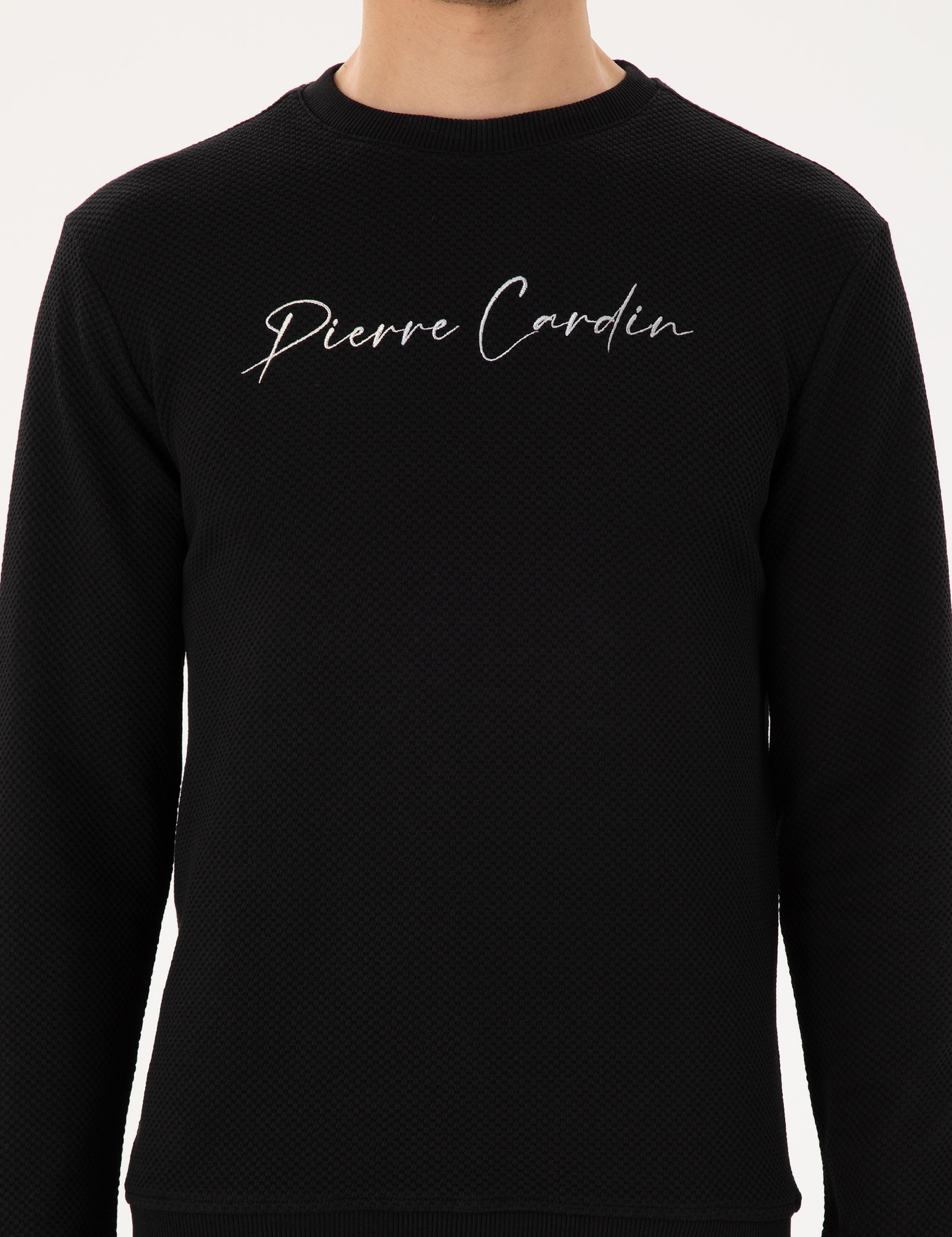 Siyah Regular Fit Sweatshirt