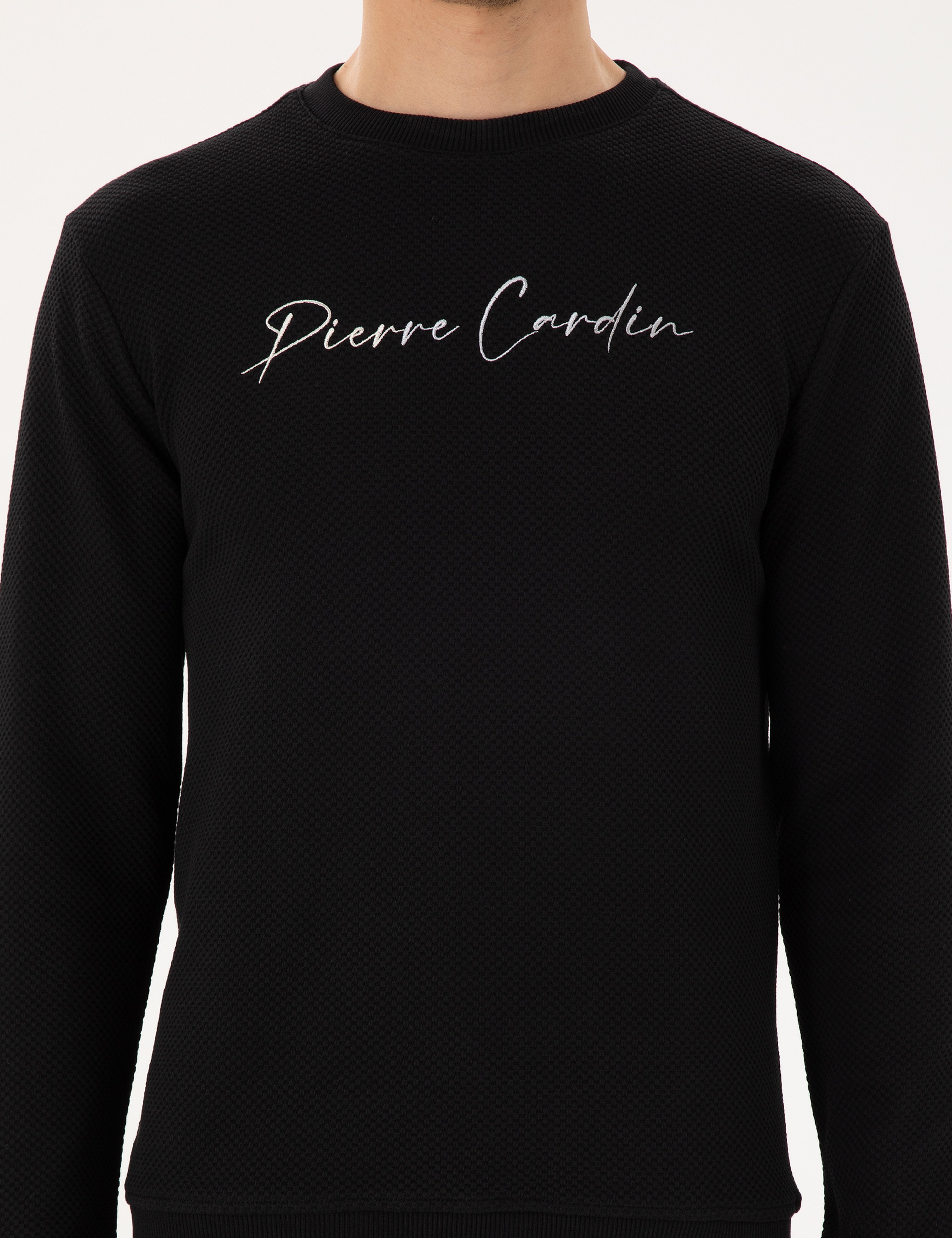 Siyah Regular Fit Sweatshirt - Image 6