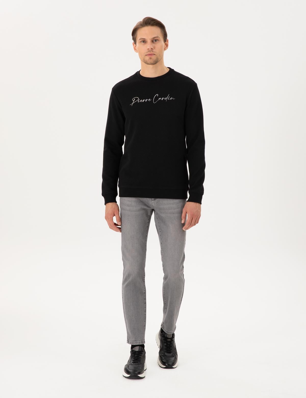 Siyah Regular Fit Sweatshirt - 50296750011