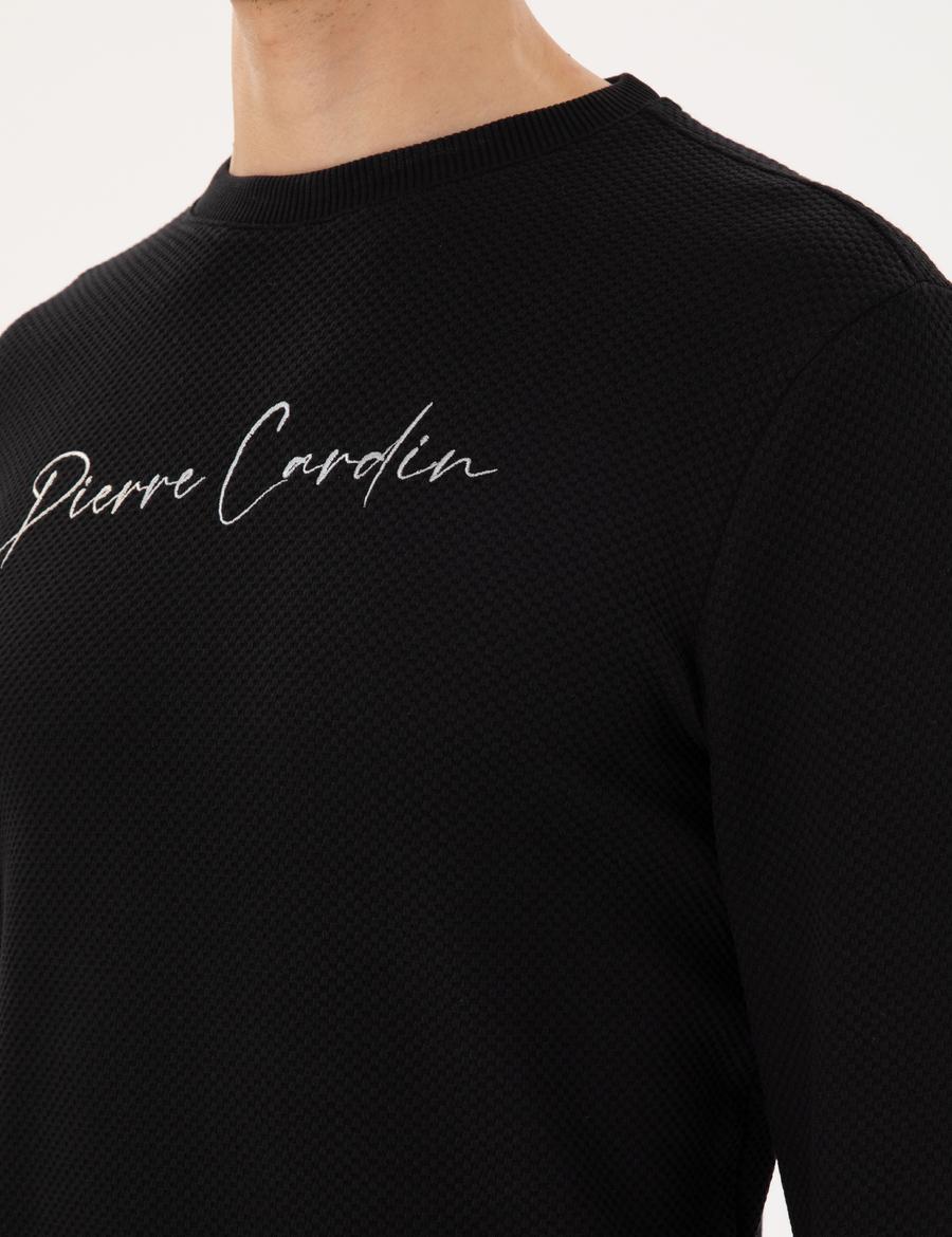 Siyah Regular Fit Sweatshirt