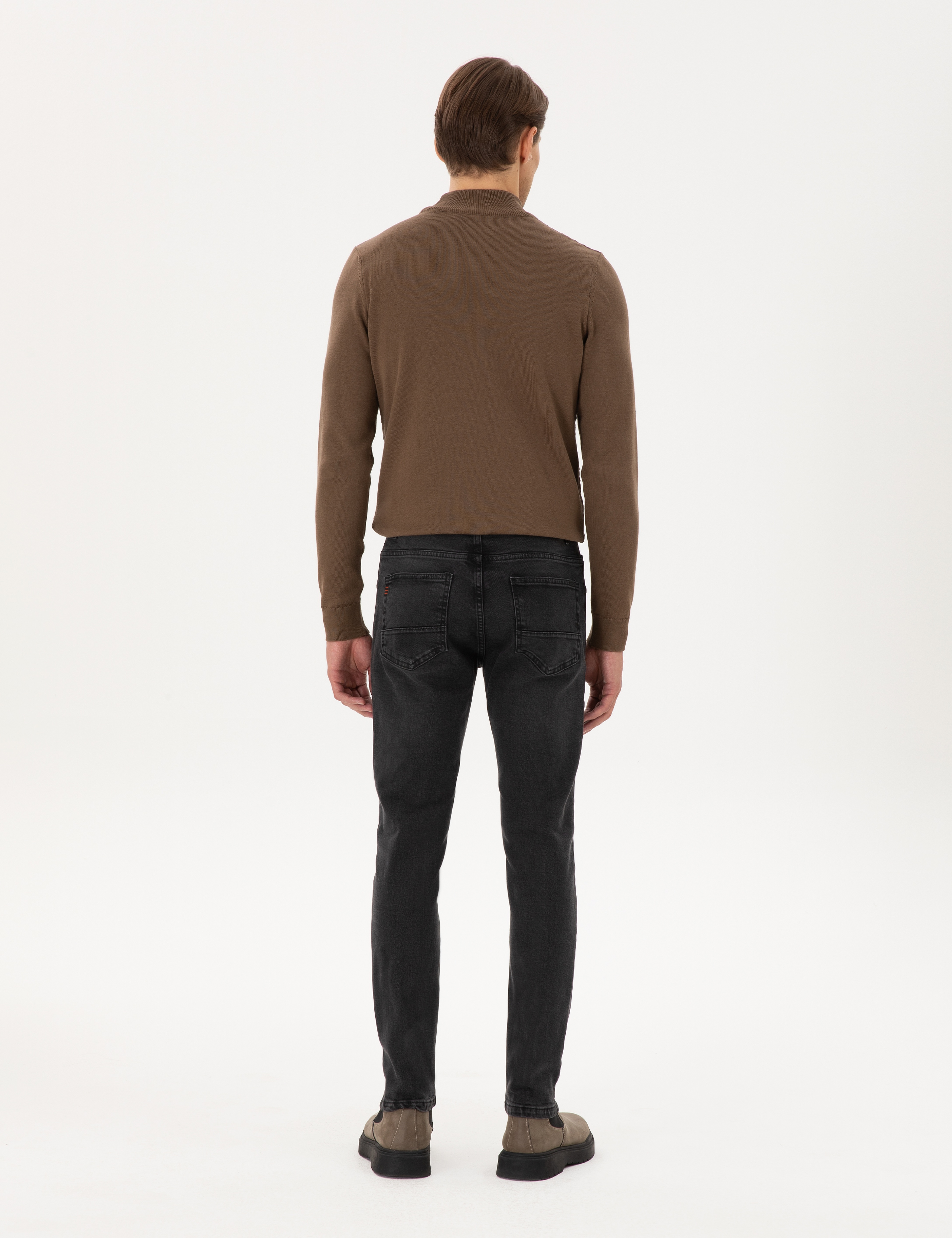 Siyah Slim Fit Jean Pantolon