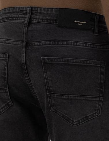 Siyah Slim Fit Jean Pantolon