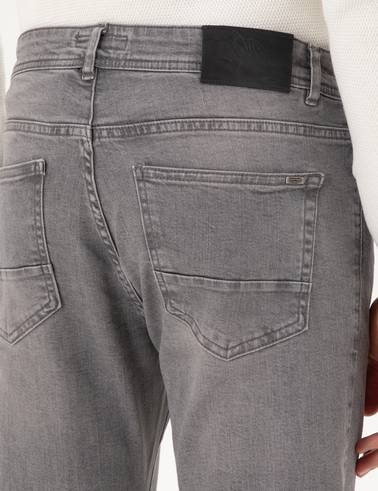 Gri Slim Fit Jean Pantolon