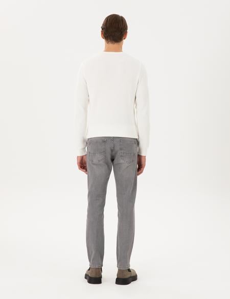 Gri Slim Fit Jean Pantolon - 50295868016