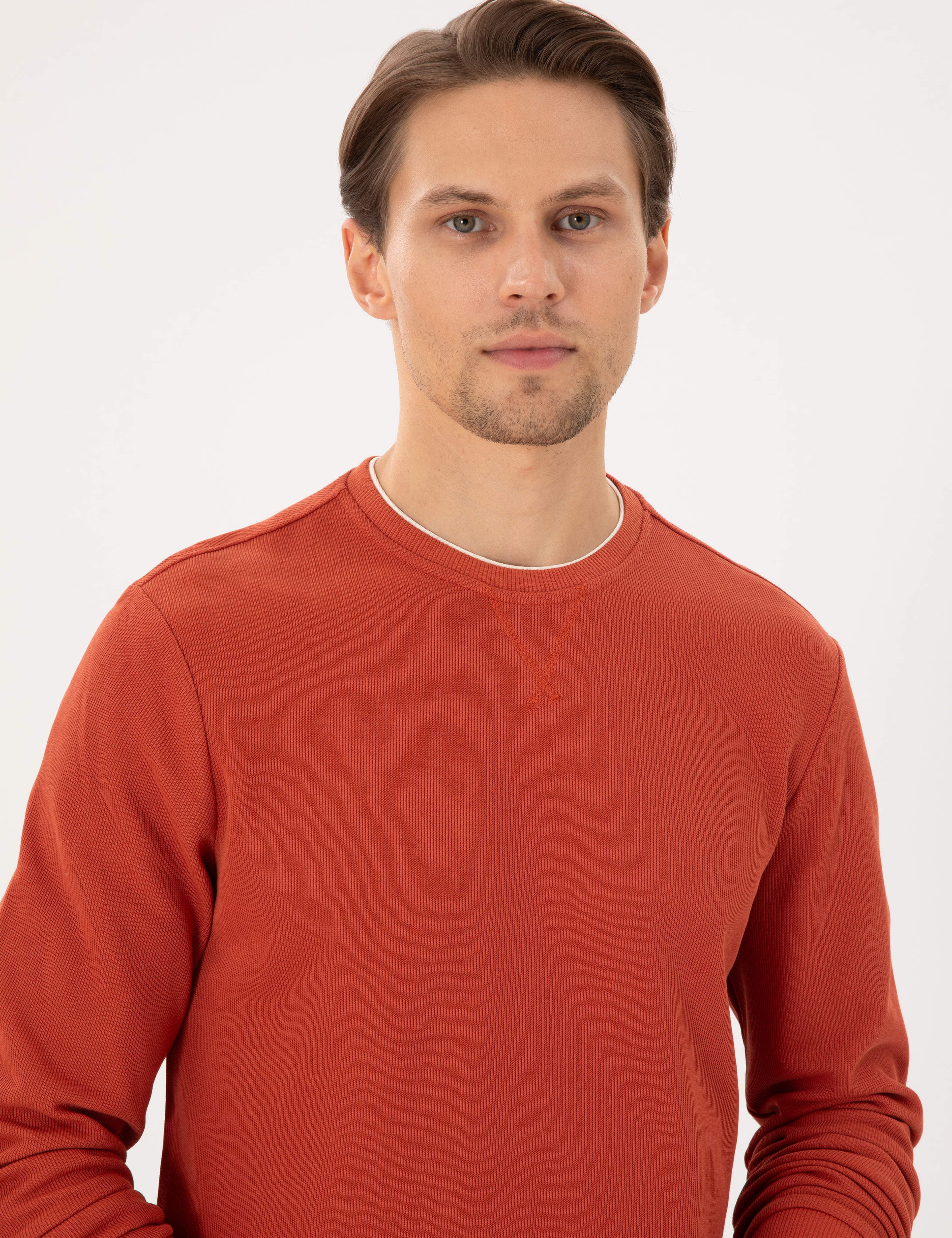 Kahverengi Regular Fit Sweatshirt - Image 2