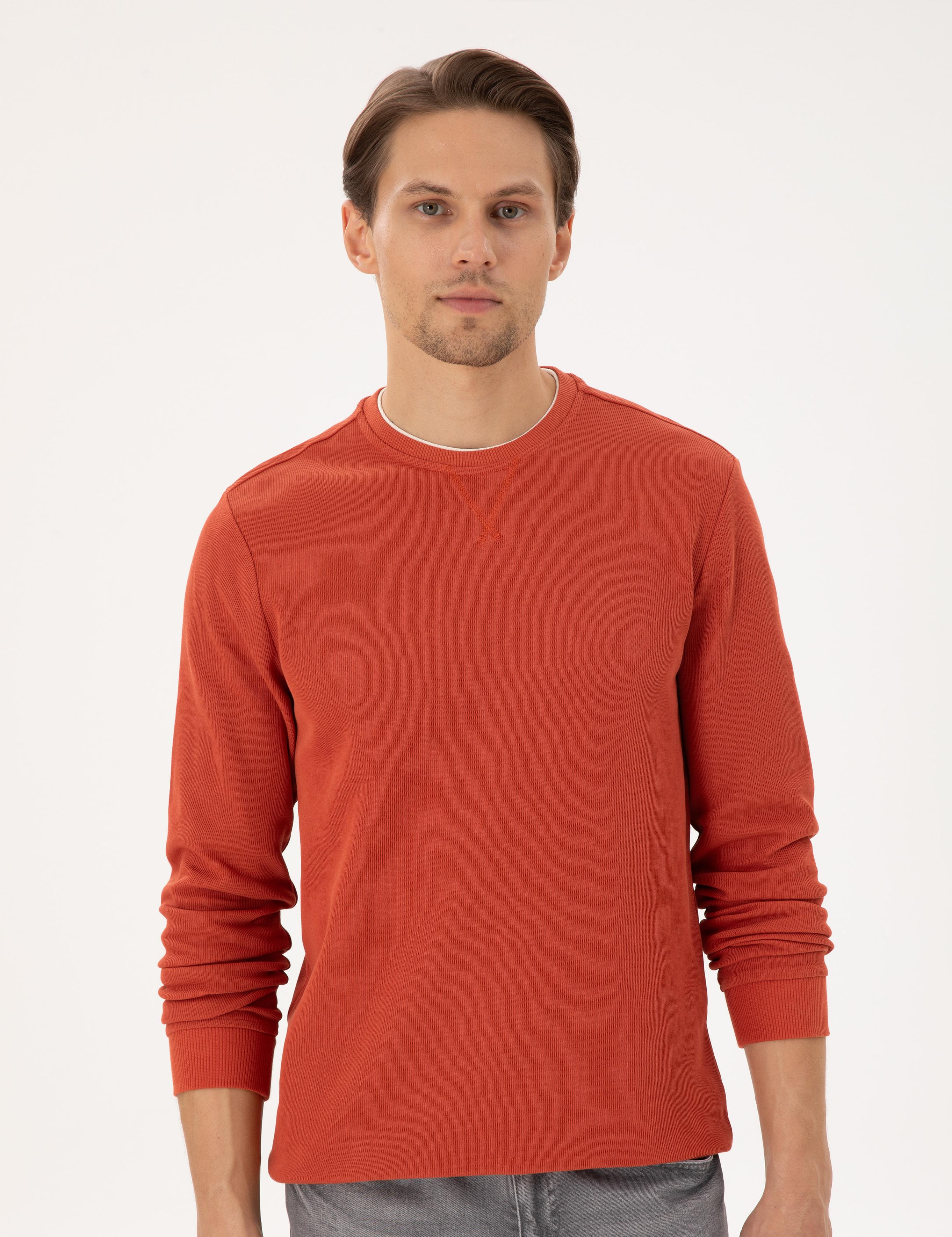 Kahverengi Regular Fit Sweatshirt