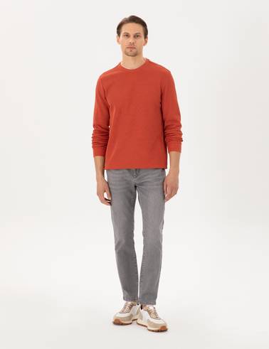 Kahverengi Regular Fit Sweatshirt