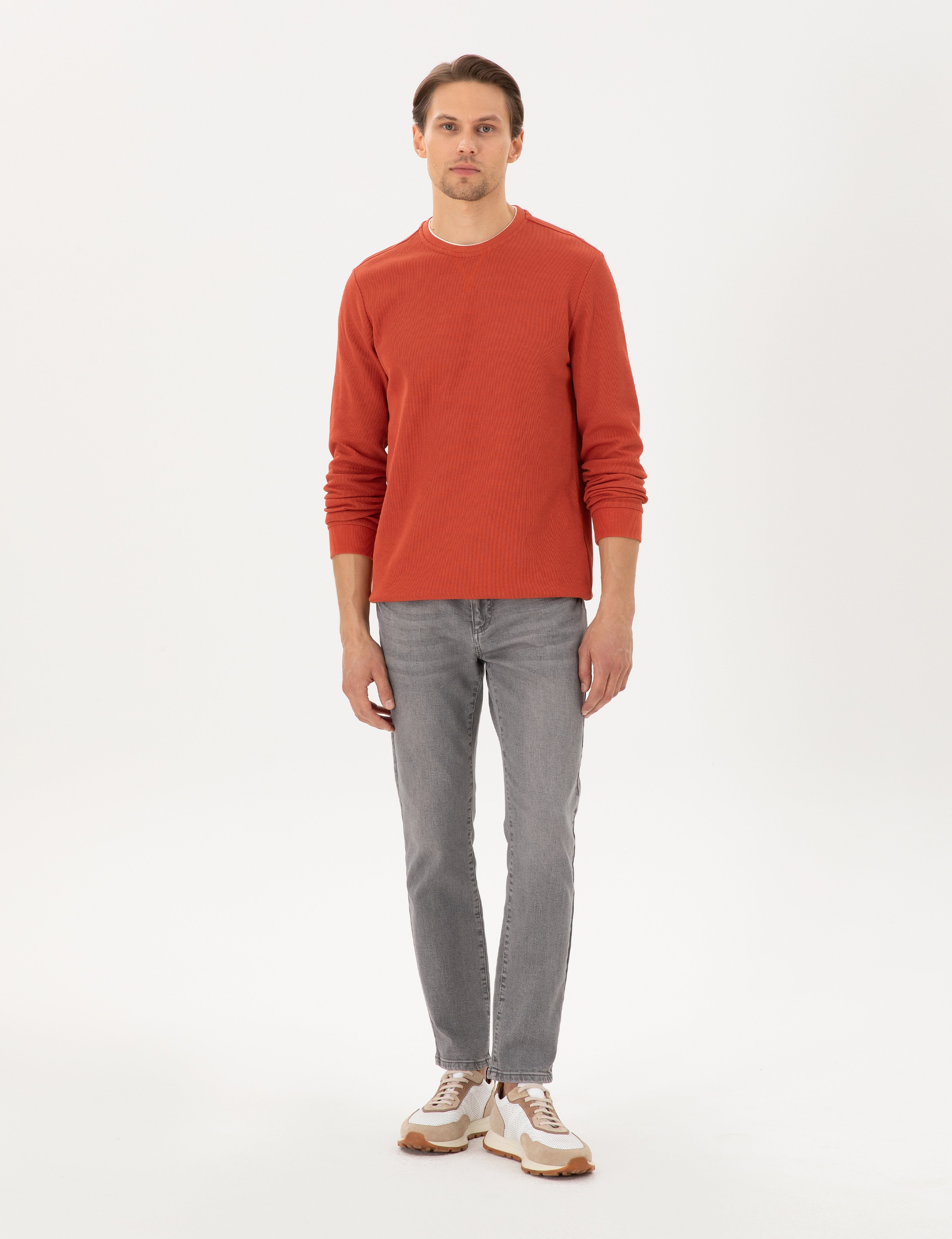 Kahverengi Regular Fit Sweatshirt