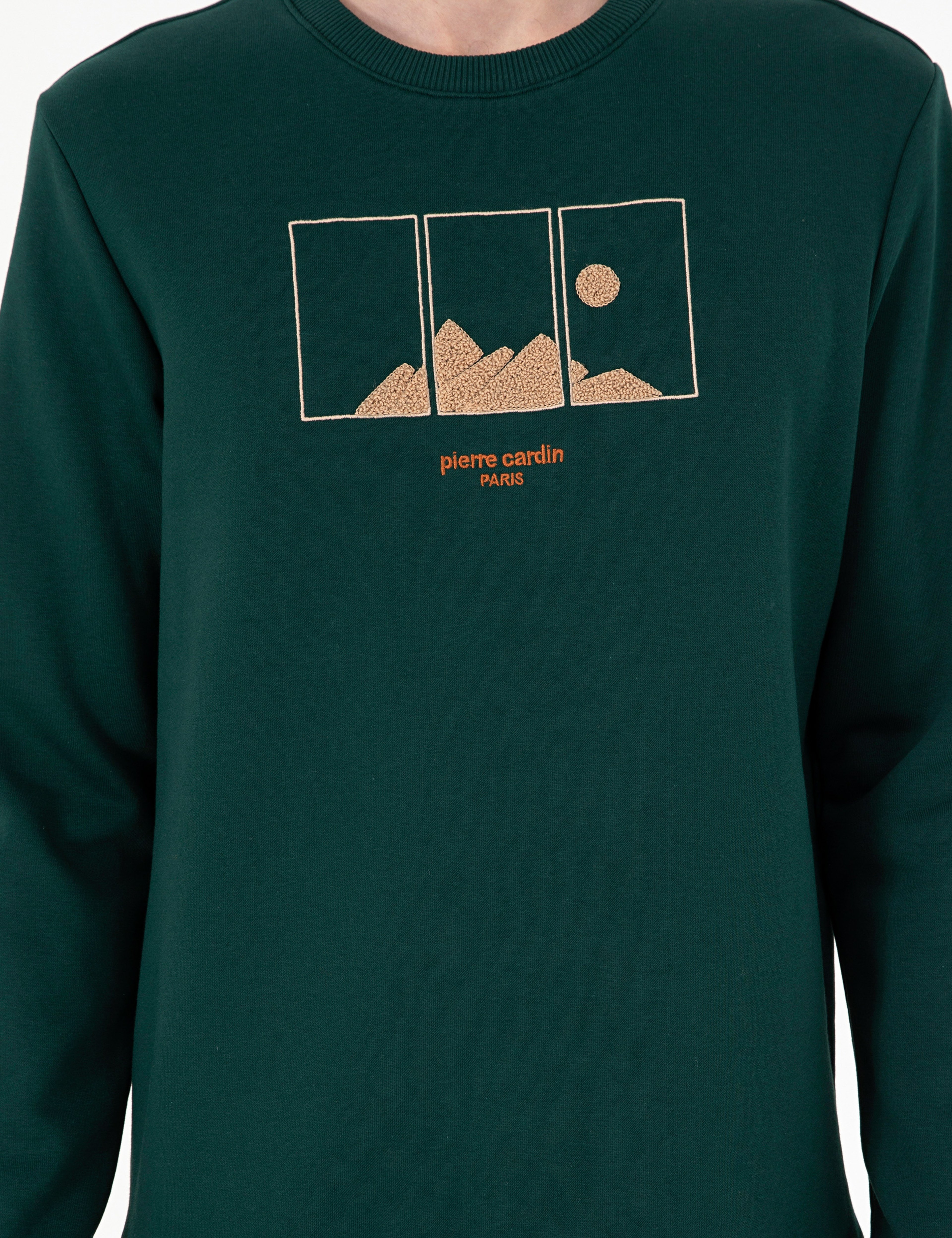 Yeşil Regular Fit Sweatshirt - Image 6