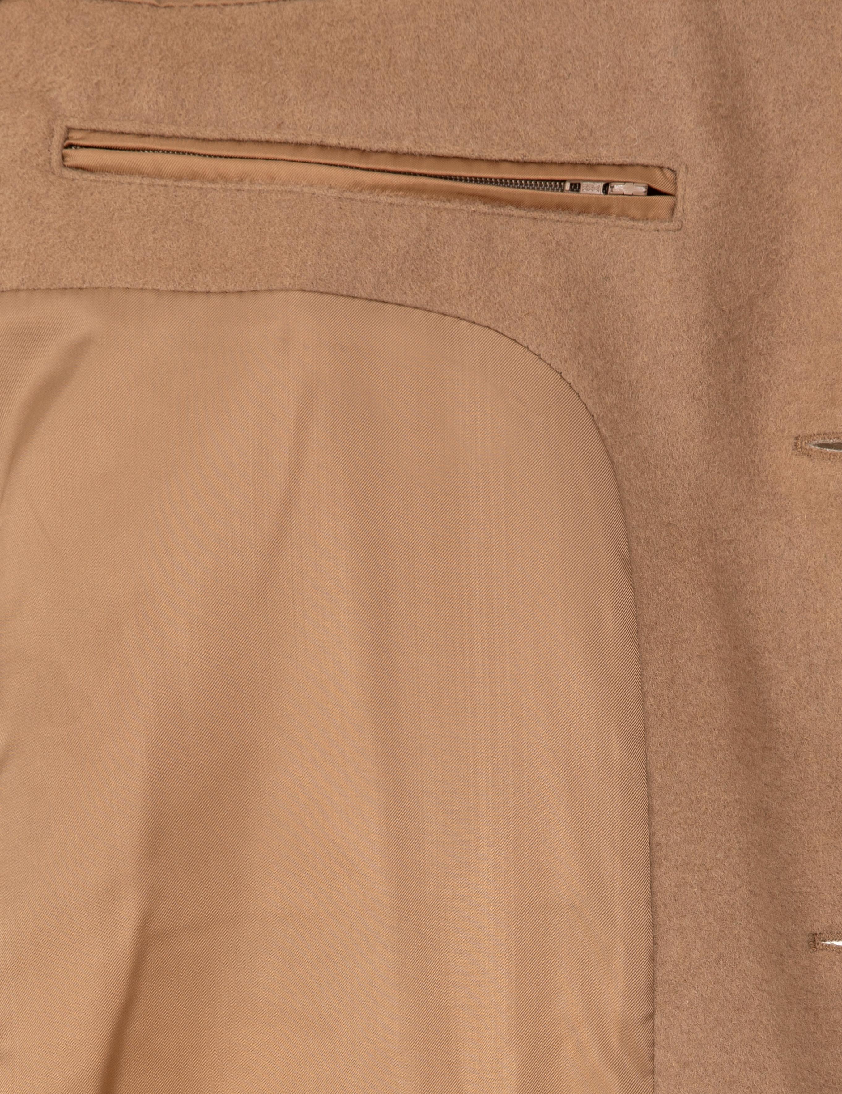 Camel Ex. Slim Fit Kaşe Kaban