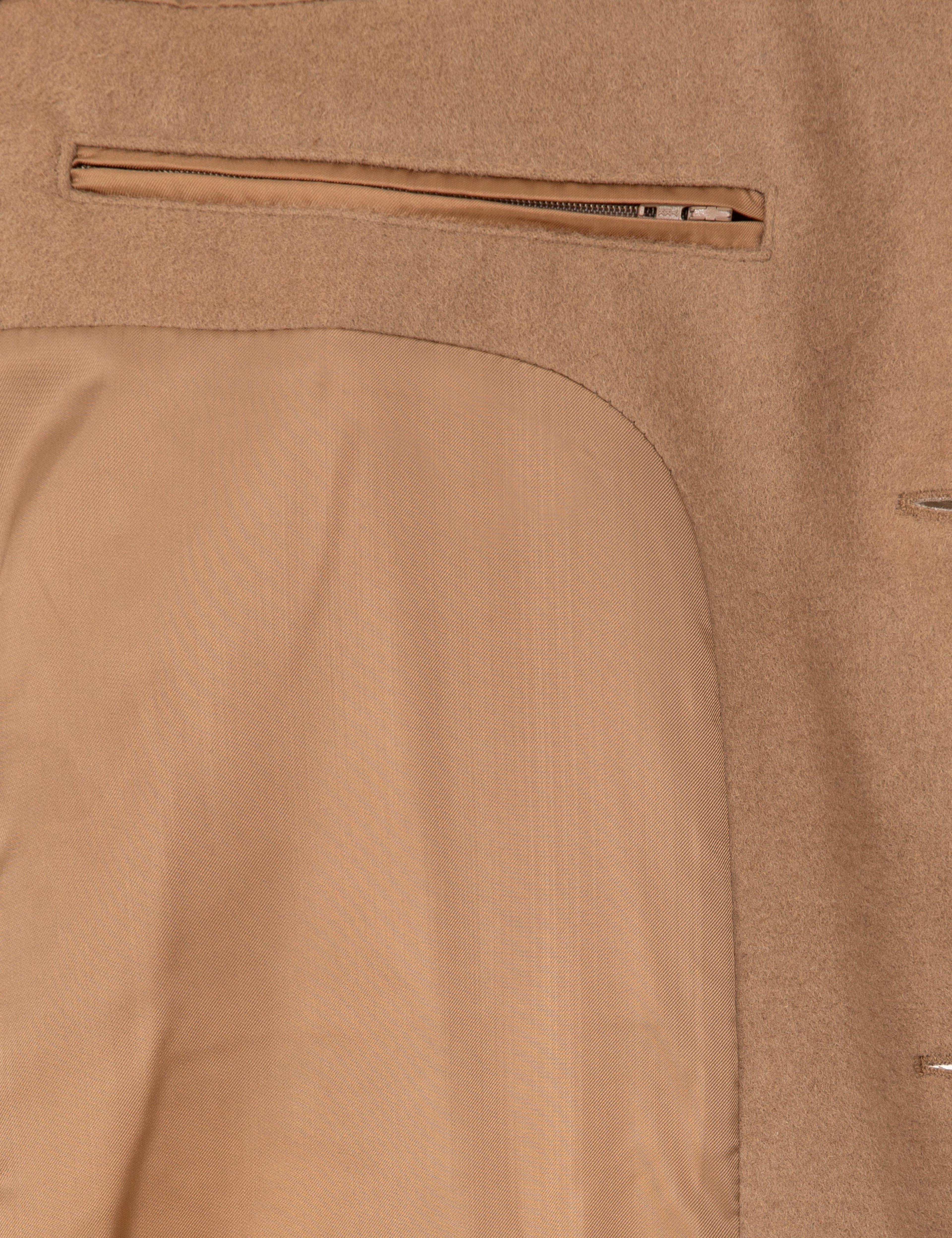 Camel Ex. Slim Fit Kaşe Kaban - Image 6