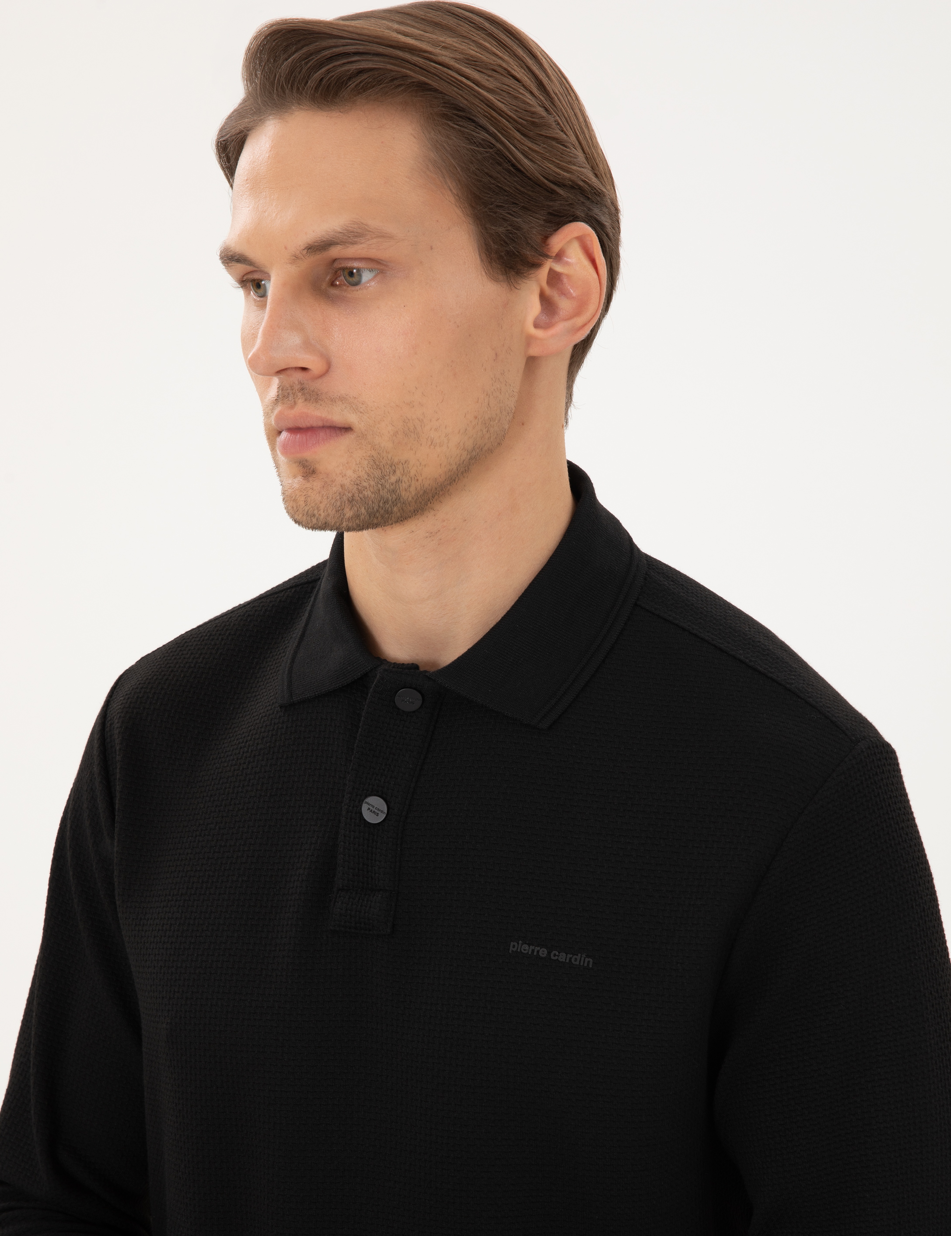 Siyah Regular Fit Sweatshirt - Image 2