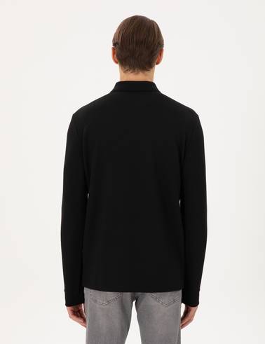 Siyah Regular Fit Sweatshirt