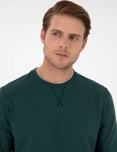 Zümrüt Regular Fit Bisiklet Yaka Basic Sweatshirt